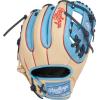 image:imageRawlings  Heart of The Hide Baseball Glove  Traditional BreakinCamel  Columbia Blue  Pro I Web