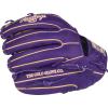 image:imageRawlings  Heart of The Hide Baseball Glove  Traditional BreakinCamel  Purple  Weave I Web
