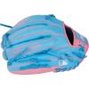 image:imageRawlings  Heart of The Hide Baseball Glove  Traditional BreakinColumbia Blue  Pink  Modified TrapEze Web
