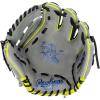 image:imageRawlings  Heart of The Hide Baseball Glove  Traditional BreakinGray  Black  Pro H Web