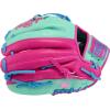 image:imageRawlings  Heart of The Hide Baseball Glove  Traditional BreakinSpring Break Edition  Mint  Pink  Columbia Blue  Split Single Post Web