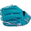 image:imageRawlings  Heart of The Hide Baseball Glove  Traditional BreakinTeal  Silver  Laced 2Piece Web