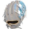 image:imageRawlings  Liberty Advanced Fastpitch Softball GloveGrey  Columbia Blue  Split Single Post Web