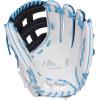 image:imageRawlings  Liberty Advanced Fastpitch Softball GloveWhite  Black Speedshell  Pro H Web