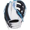 image:imageRawlings  Liberty Advanced Fastpitch Softball GloveWhite  Black Speedshell  Pro H Web