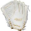 image:imageRawlings  Liberty Advanced Fastpitch Softball GloveWhite  Gold  Basket Web