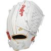 image:imageRawlings  Liberty Advanced Fastpitch Softball GloveWhite  Gold  Basket Web