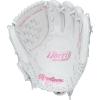 image:imageRawlings  Liberty Advanced Fastpitch Softball GloveWhite  Pink  Basket Web