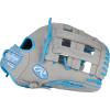image:imageRawlings  NXT Youth Baseball Glove Series  Countour Youth Fit  Multiple StylesGrey  Columbia Blue  Pro H Web