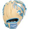 image:imageRawlings  PRO Preferred Baseball Glove  Sizes 115  1275  Multiple StylesCamel  Columbia Blue Pro I Web
