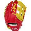 image:imageRawlings  PRO Preferred Baseball Glove  Sizes 115  1275  Multiple StylesScarlet  Yellow  Pro H Web