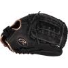 image:imageRawlings  R9 Fastpitch Softball Glove  Multiple StylesBlack  Double Lace Basket Web