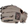 image:imageRawlings  R9 Fastpitch Softball Glove  Multiple StylesGrey  Contour Youth Fit Laced 1 PC Web