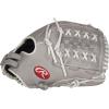 image:imageRawlings  R9 Fastpitch Softball Glove  Multiple StylesGrey  Double Lace Basket Web
