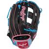 image:imageRawlings  R9 Series Baseball GloveBlack  Columbia Blue  Pink  Pro H Web