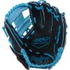 image:imageRawlings  R9 Series Baseball GloveBlack  Columbia Blue  Pro I Web