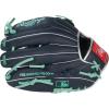 image:imageRawlings  R9 Series Baseball GloveNavy  Mint  Modified TrapEze Web