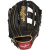 image:imageRawlings  R9 Series Baseball GlovePro HWeb  Black  Gold
