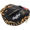 image:imageRawlings  R9 Youth Contour FIT Baseball Glove  Multiple StylesBlack  Camel  1Piece Solid Web