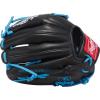 image:imageRawlings  R9 Youth Contour FIT Baseball Glove  Multiple StylesBlack  Columbia Blue  Modified TrapEze Web