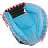 image:imageRawlings  REV1X Baseball GloveColumbia Blue  Black  1Piece Solid Web