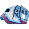 image:imageRawlings  REV1X Baseball GloveColumbia Blue  Navy  Split Single Post Web