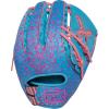 image:imageRawlings  REV1X Baseball GloveColumbia Blue  Pink  REV1X 2Piece Web