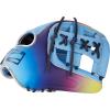 image:imageRawlings  REV1X Baseball GloveColumbia Blue  Purple  Yellow  Split Single Post Web