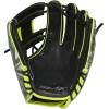 image:imageRawlings  REV1X Baseball GloveLindor  Black  Optic Yellow  Pro I Web
