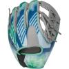 image:imageRawlings  REV1X Baseball GloveLindor  Grey  Blue  Green  Split Single Post Web