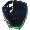image:imageRawlings  REV1X Baseball GloveNavy  Purple  Optic  Split Single Post Web