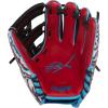 image:imageRawlings  REV1X Baseball GloveScarlet  Black  Split Single Post Web