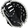image:imageRawlings  Shut Out Youth Softball GloveBlack  White  Single Post Double Bar Web