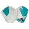 image:imageRawlings  Shut Out Youth Softball GloveWhite  Teal  Basket Web