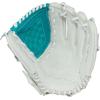 image:imageRawlings  Shut Out Youth Softball GloveWhite  Teal  Basket Web