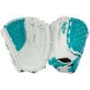 image:imageRawlings  Shut Out Youth Softball GloveWhite  Teal  Basket Web