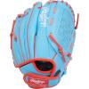image:imageRawlings  Sure Catch Baseball amp Softball Glove  TBall Youth amp Adult Rec Models  Multiple Sizes amp StylesJacob deGrom Model  Columbia Blue  Scarlet