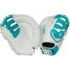 White / Teal | Single Post Double Bar Web