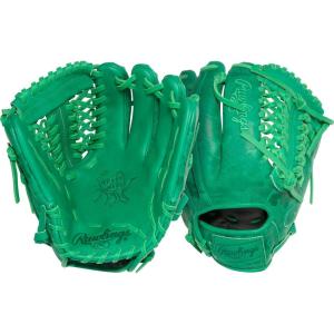 image:imageRawlings  Heart of the Hide Baseball Glove  Limited Edition ColorSync Series  Multiple StylesKelly Green  Modified TrapEze Web