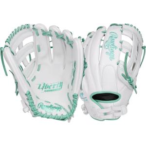 image:imageRawlings  Liberty Advanced Fastpitch Softball GloveWhite  Mint  Pro H Web