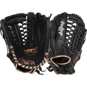 image:imageRawlings  R9 Fastpitch Softball Glove  Multiple StylesBlack  Modified Trapeze Web