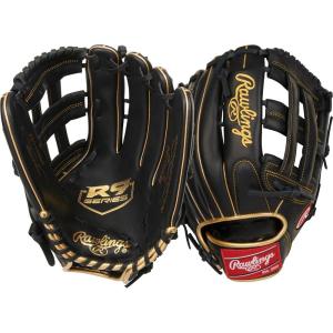image:imageRawlings  R9 Series Baseball GlovePro HWeb  Black  Gold