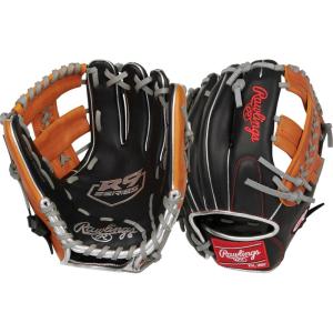 image:imageRawlings  R9 Youth Contour FIT Baseball Glove  Multiple StylesBlack  Tan  Split Single Post Web