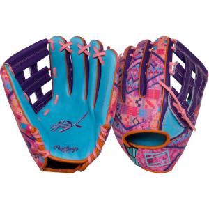 image:imageRawlings  REV1X Baseball GloveColumbia Blue  Purple  Pro H Web