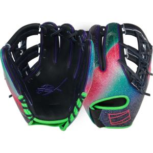 image:imageRawlings  REV1X Baseball GloveNavy  Purple  Optic  Split Single Post Web