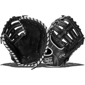 image:imageRawlings Encore Baseball Glove  Sizes 115  1225  Multiple StylesBlack  H Web  RHT