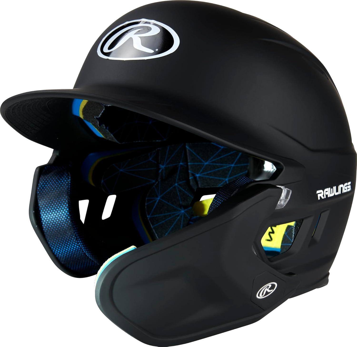 image:imageRawlings  MACH Adjust Baseball Batting Helmet  Adjustable Face Guard  Matte  JR amp SR Sizes  Multiple ColorsMatte Black