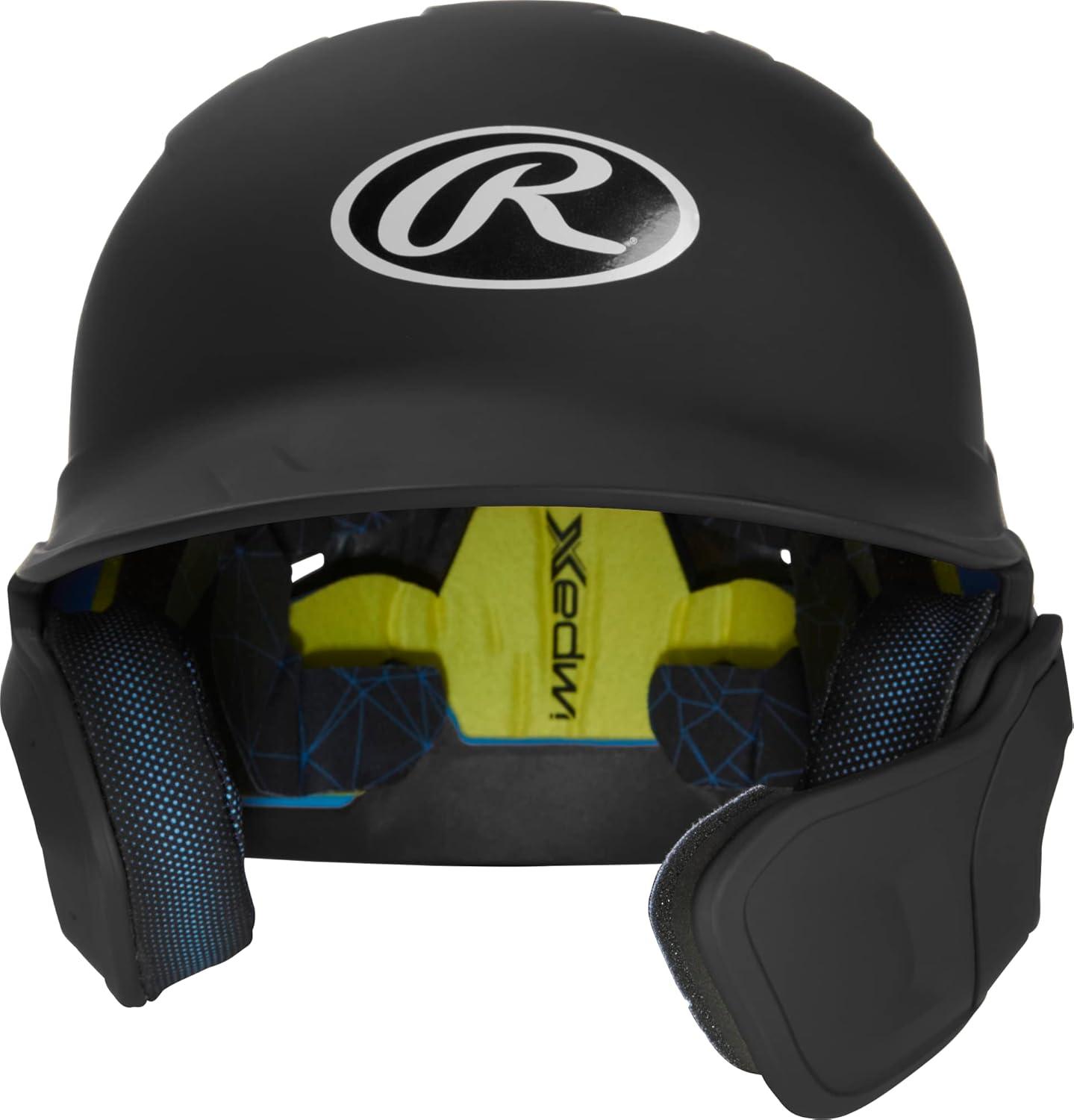 image:imageRawlings  MACH Adjust Baseball Batting Helmet  Adjustable Face Guard  Matte  JR amp SR Sizes  Multiple ColorsMatte Black