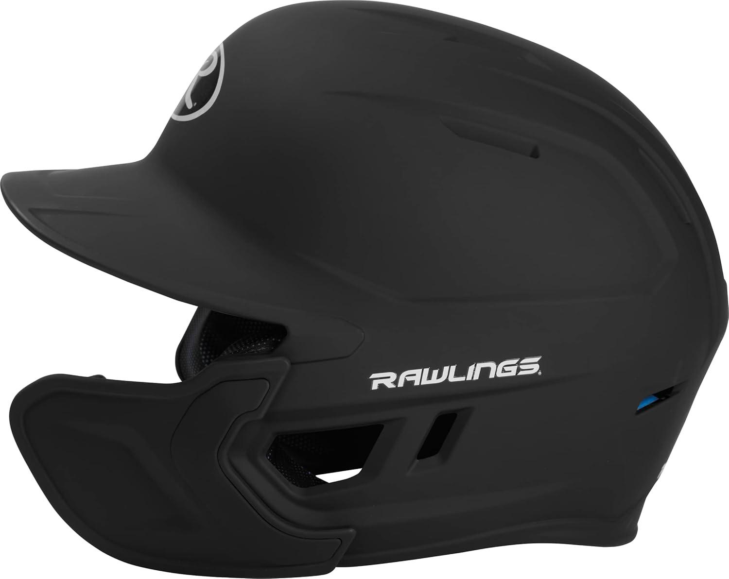 image:imageRawlings  MACH Adjust Baseball Batting Helmet  Adjustable Face Guard  Matte  JR amp SR Sizes  Multiple ColorsMatte Black