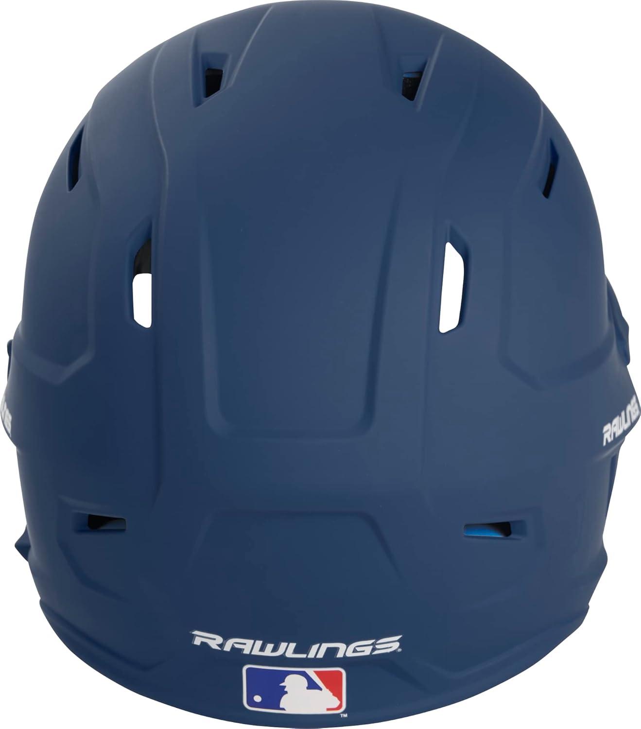 image:imageRawlings  MACH Adjust Baseball Batting Helmet  Adjustable Face Guard  Matte  JR amp SR Sizes  Multiple ColorsMatte Navy